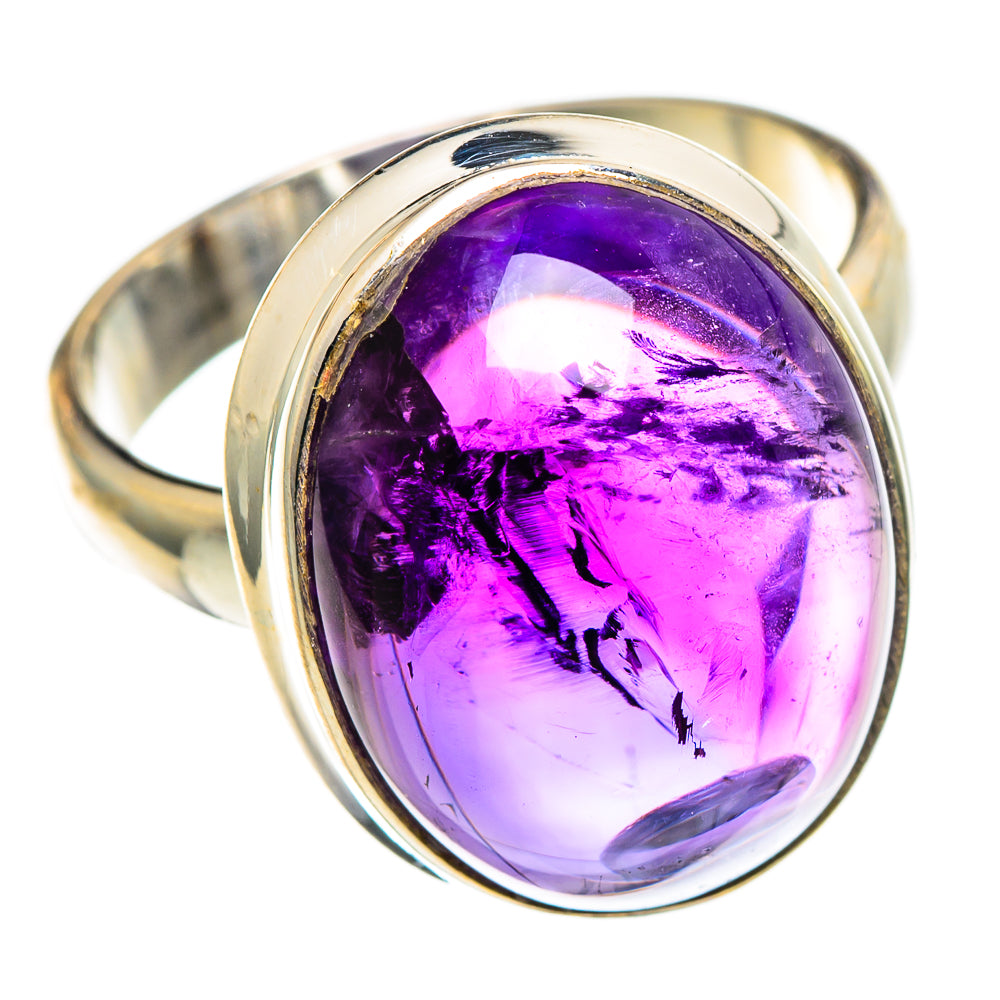 Amethyst Rings handcrafted by Anasilvercos - RING100868