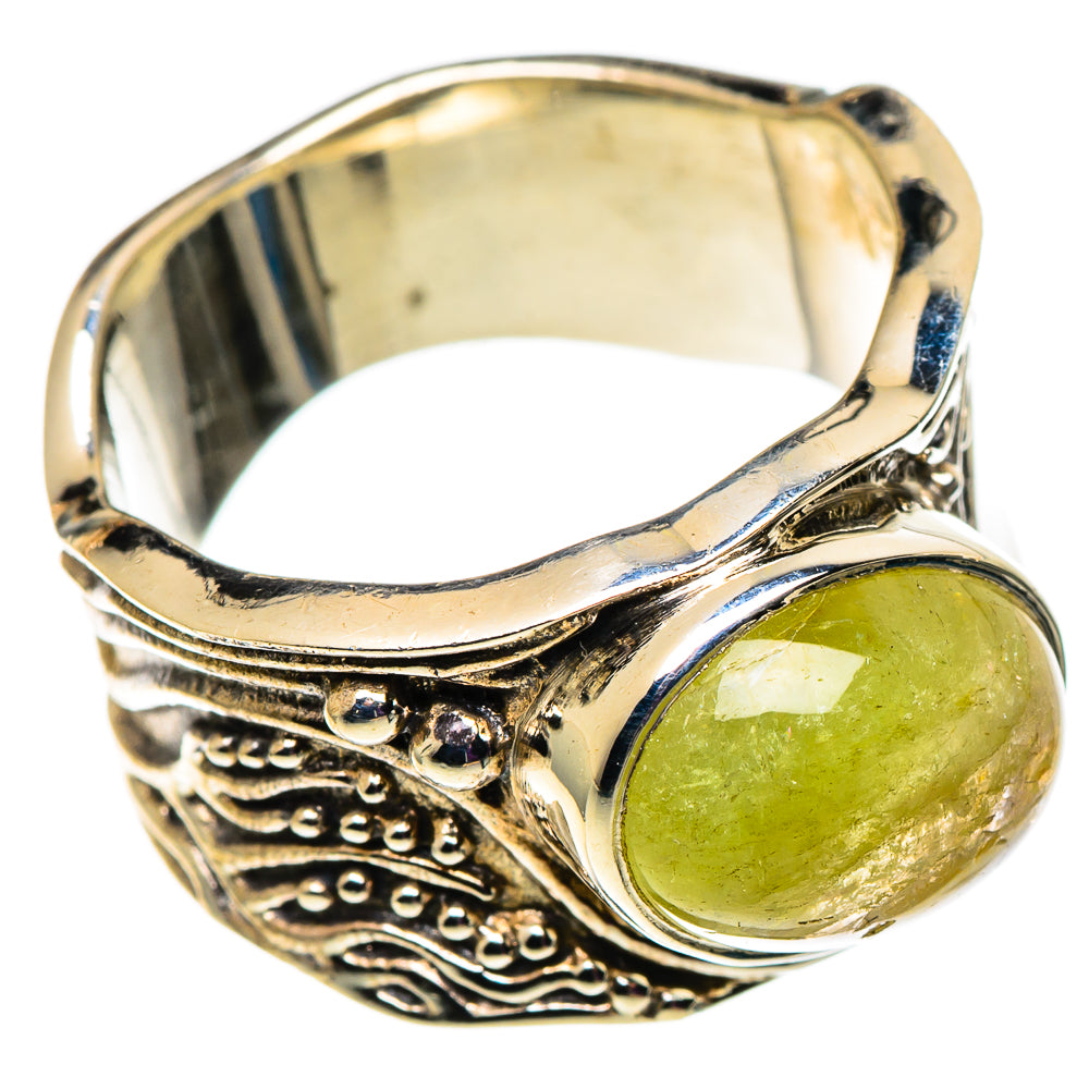 Prehnite Rings handcrafted by Anasilvercos - RING100869 - Photo 2