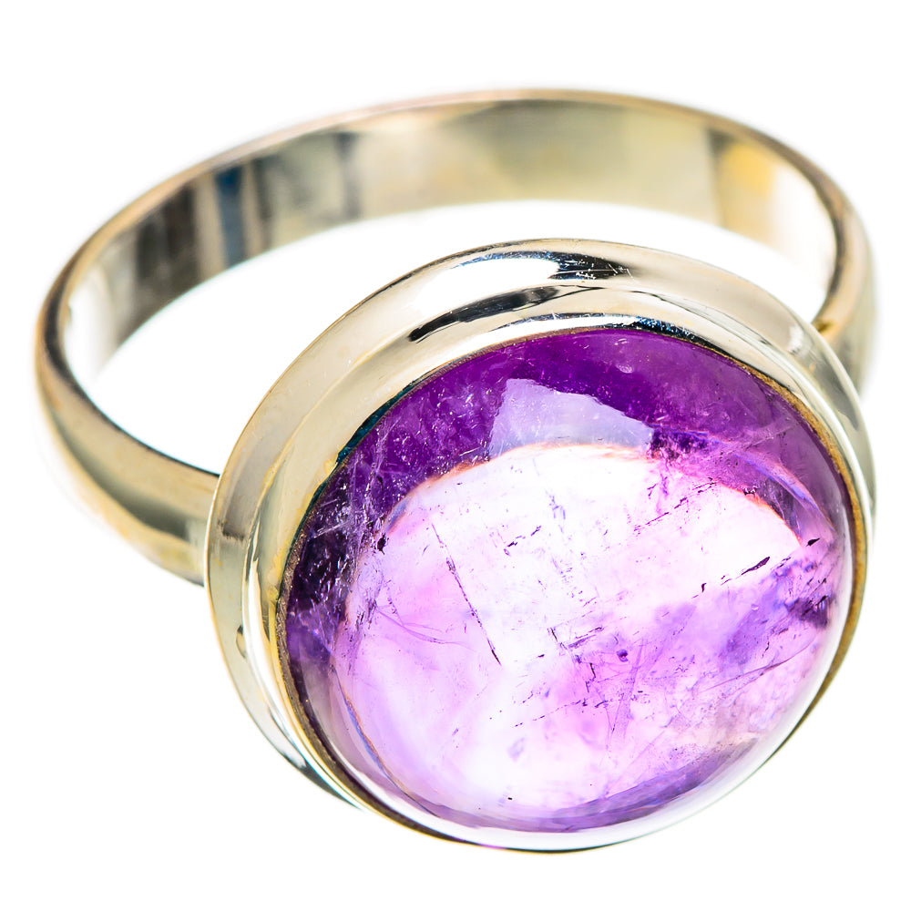 Amethyst Rings handcrafted by Anasilvercos - RING100875