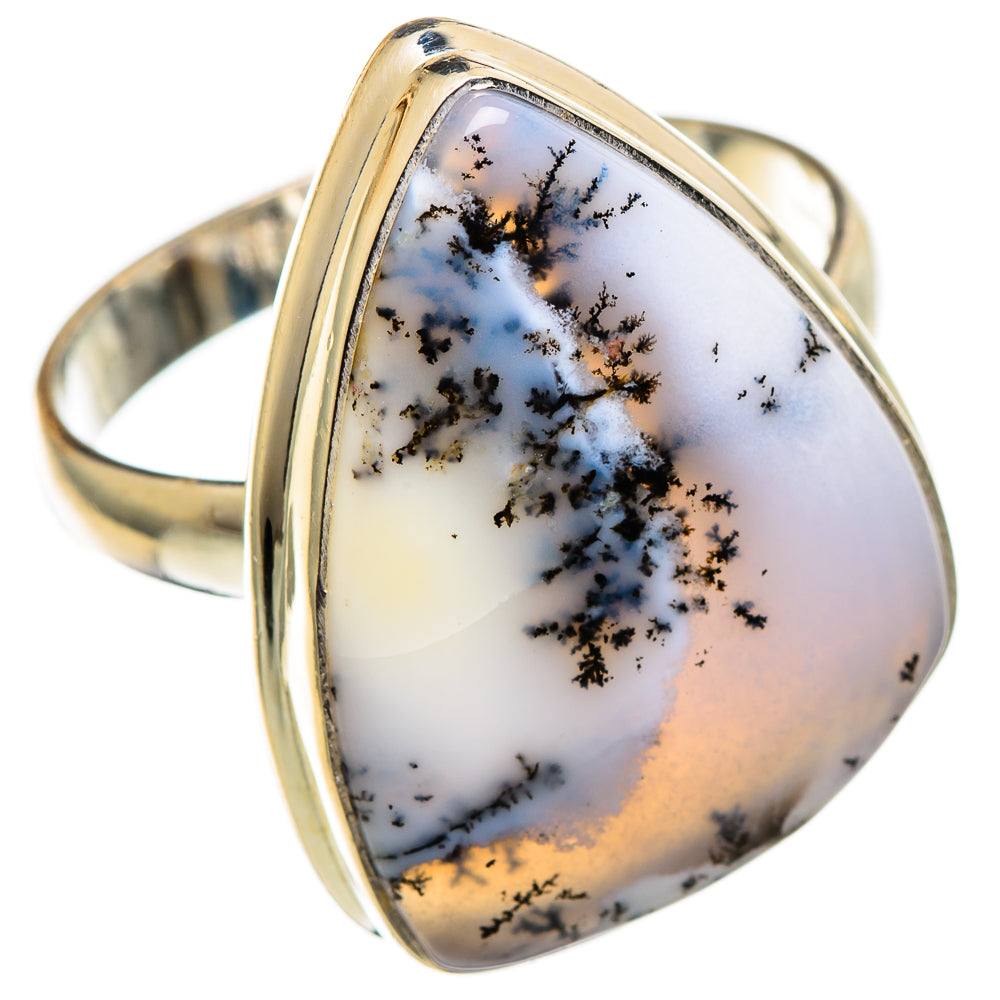 Dendritic Opal Rings handcrafted by Anasilvercos - RING100882