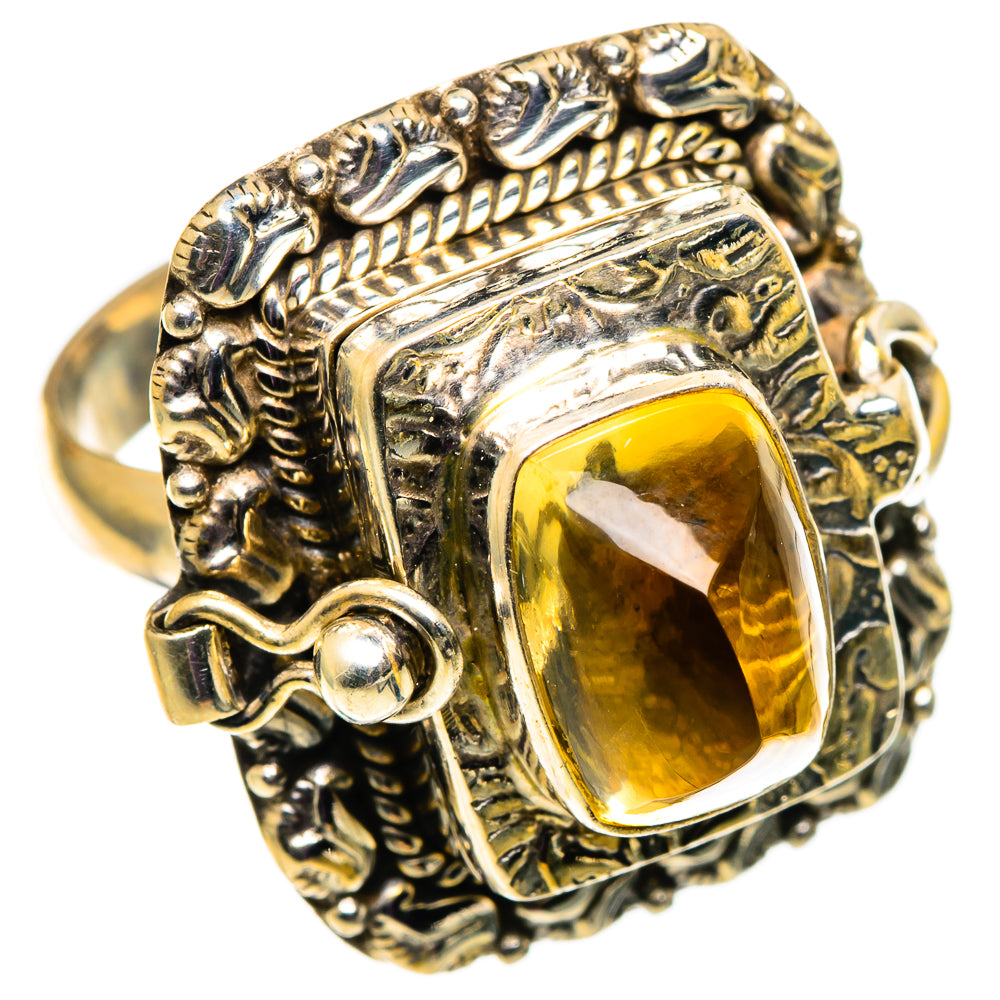 Citrine Rings handcrafted by Anasilvercos - RING100892