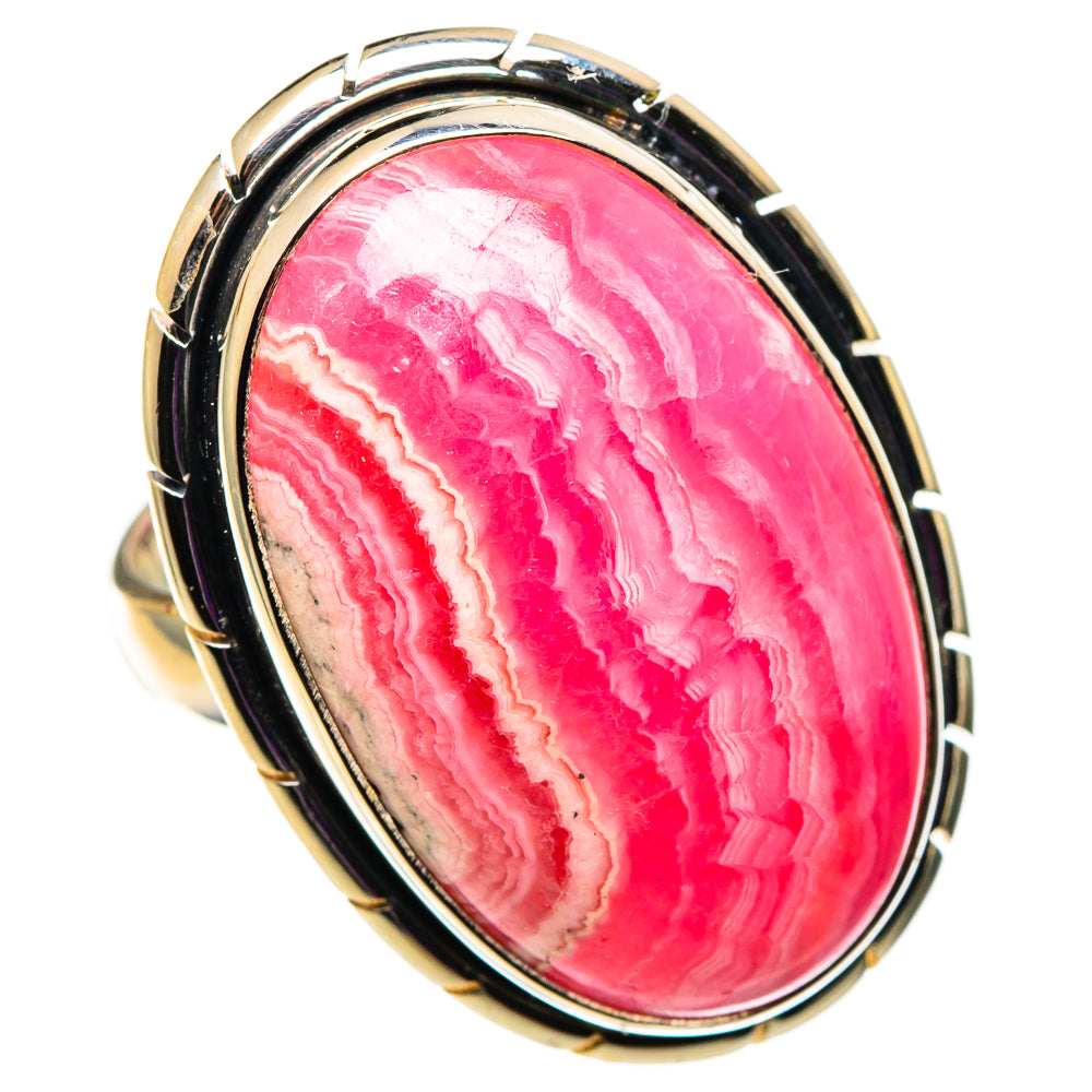 Rhodochrosite Rings handcrafted by Anasilvercos - RING100896