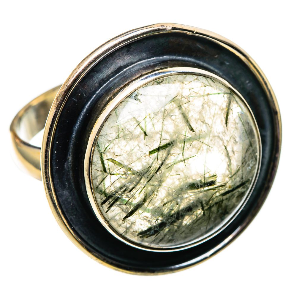 Tourmalinated Quartz Rings handcrafted by Anasilvercos - RING100899 - Photo 2
