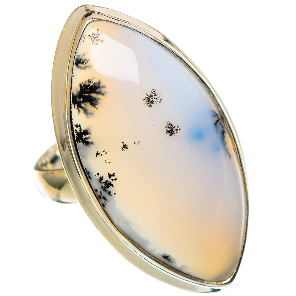 Dendritic Opal Rings handcrafted by Anasilvercos - RING100902