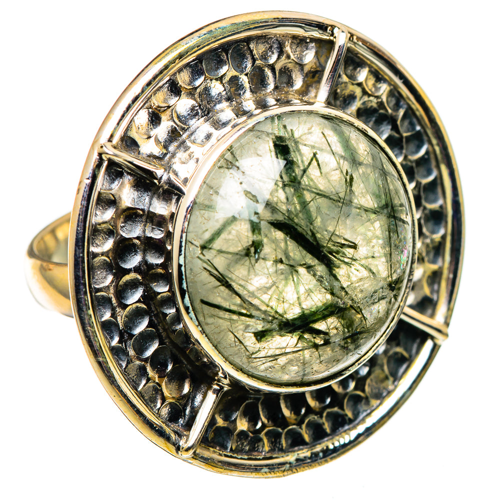 Tourmalinated Quartz Rings handcrafted by Anasilvercos - RING100927 - Photo 2