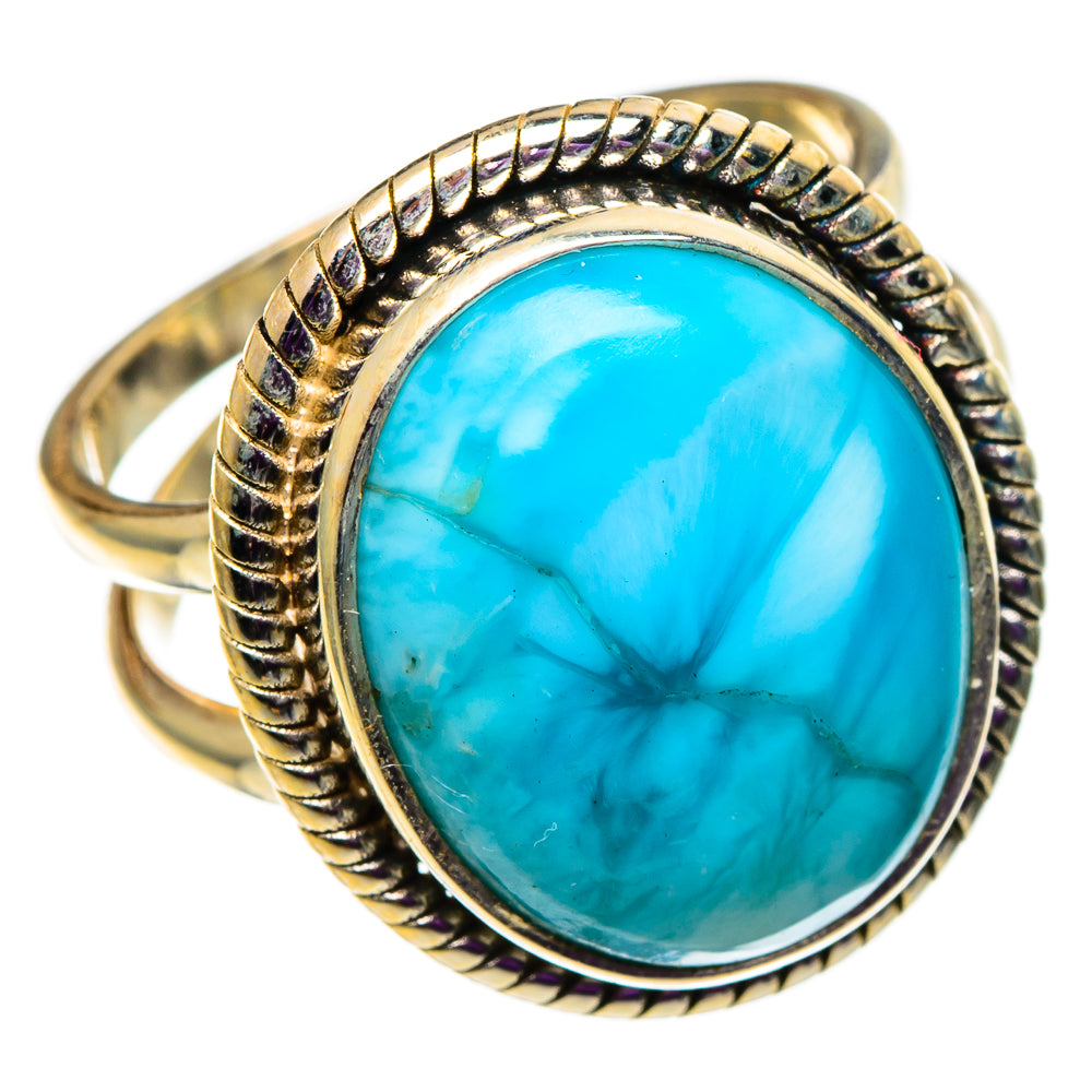 Larimar Rings handcrafted by Anasilvercos - RING100933