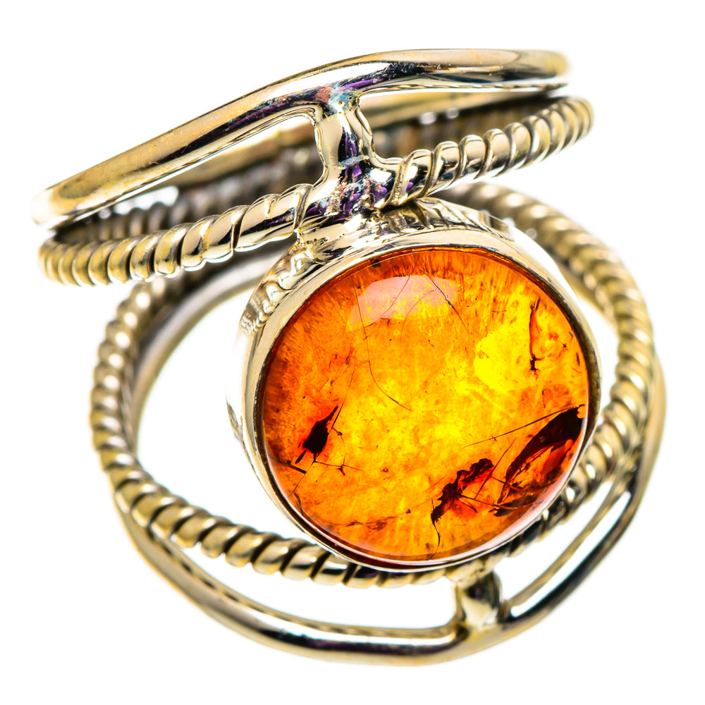 Baltic Amber Rings handcrafted by Anasilvercos - RING100946