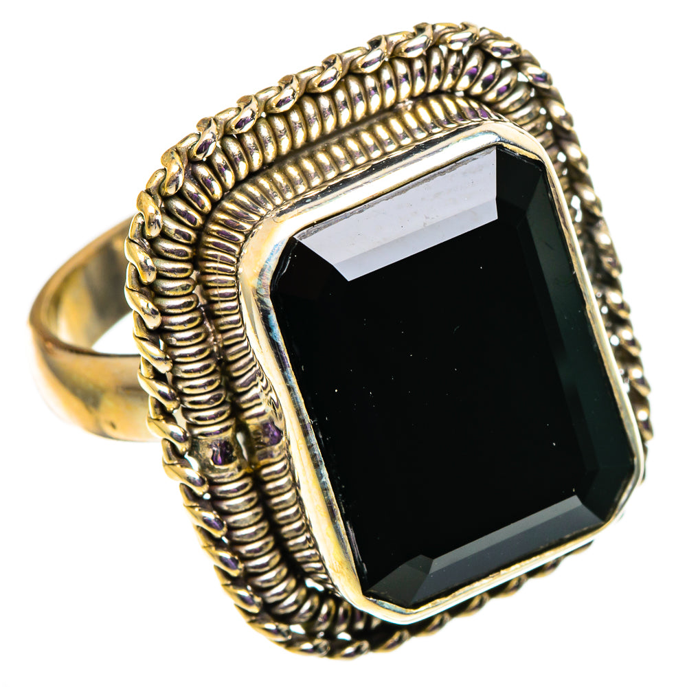 Black Onyx Rings handcrafted by Anasilvercos - RING100953 - Photo 2