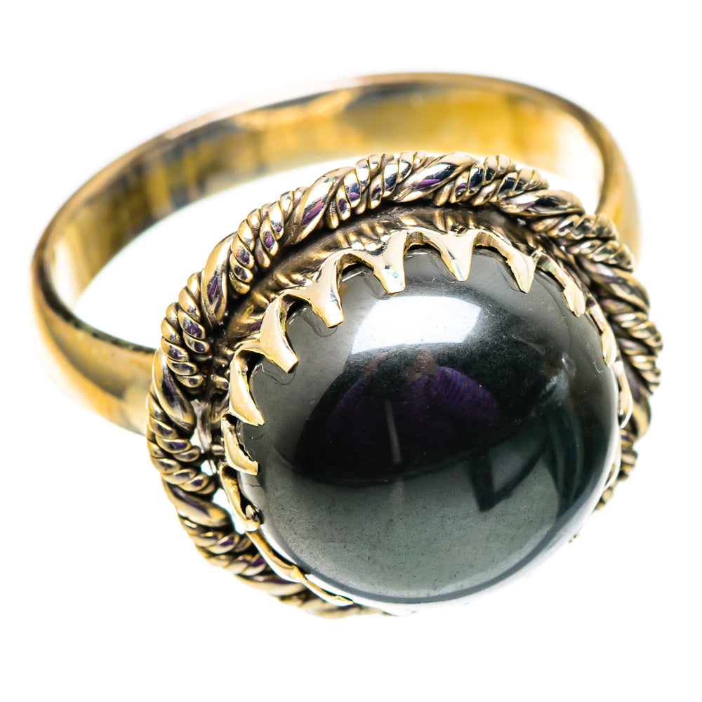 Hematite Rings handcrafted by Anasilvercos - RING100962