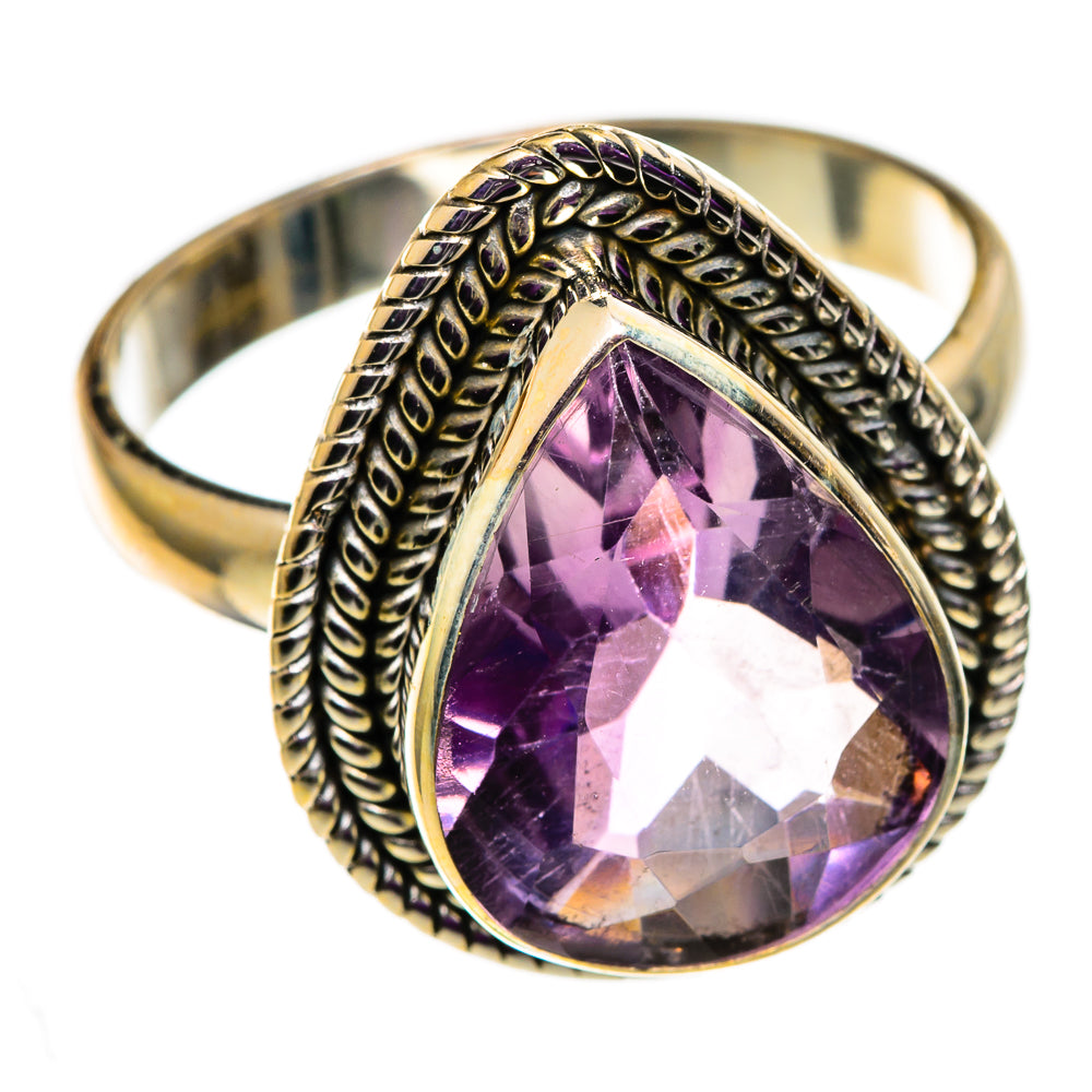 Amethyst Rings handcrafted by Anasilvercos - RING100980