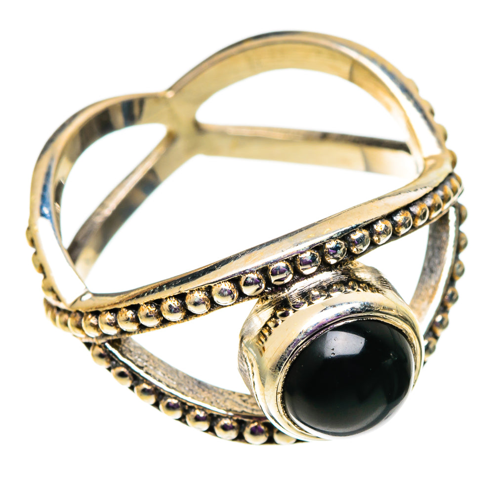 Black Onyx Rings handcrafted by Anasilvercos - RING100983
