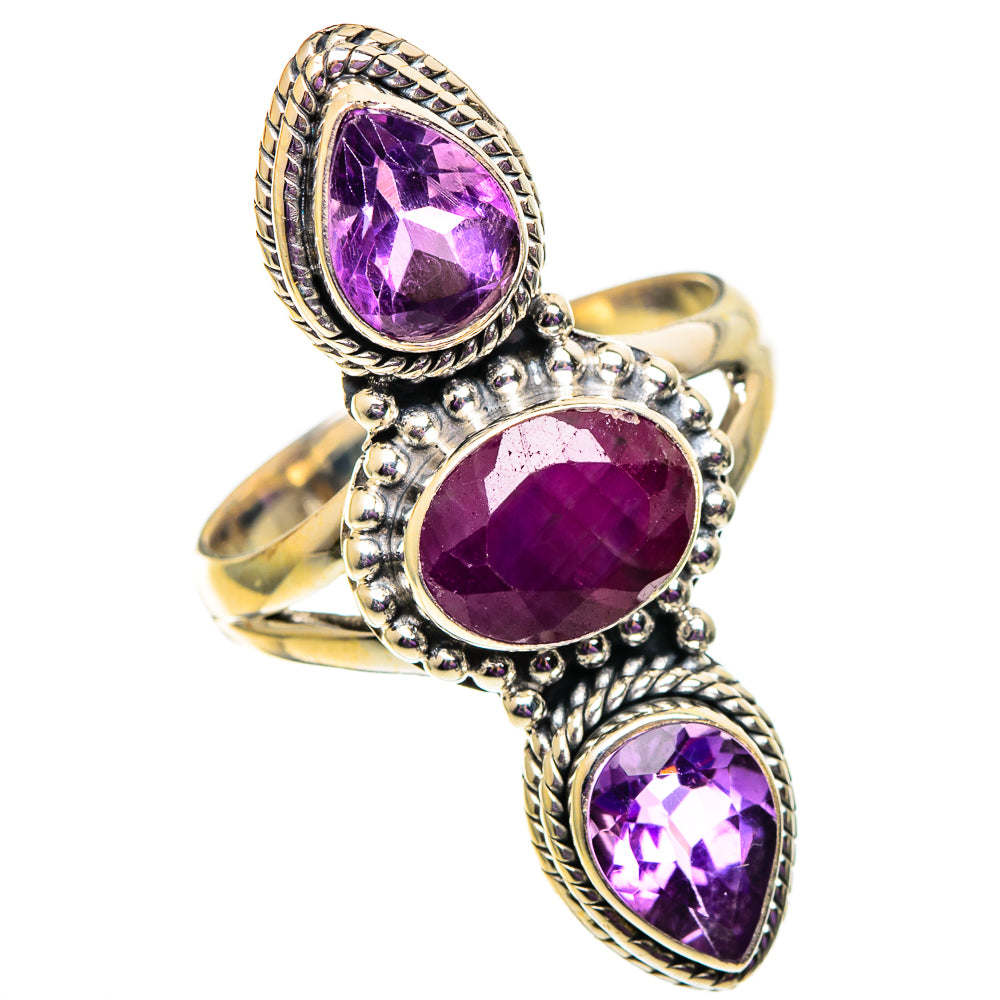 Mediterranean Red Coral Rings handcrafted by Anasilvercos - RING100986