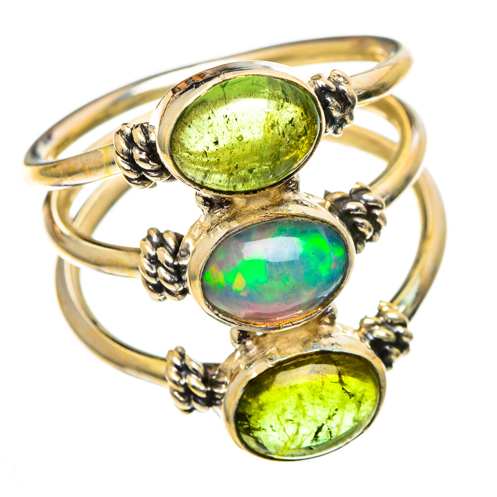 Ethiopian Opal Rings handcrafted by Anasilvercos - RING100987