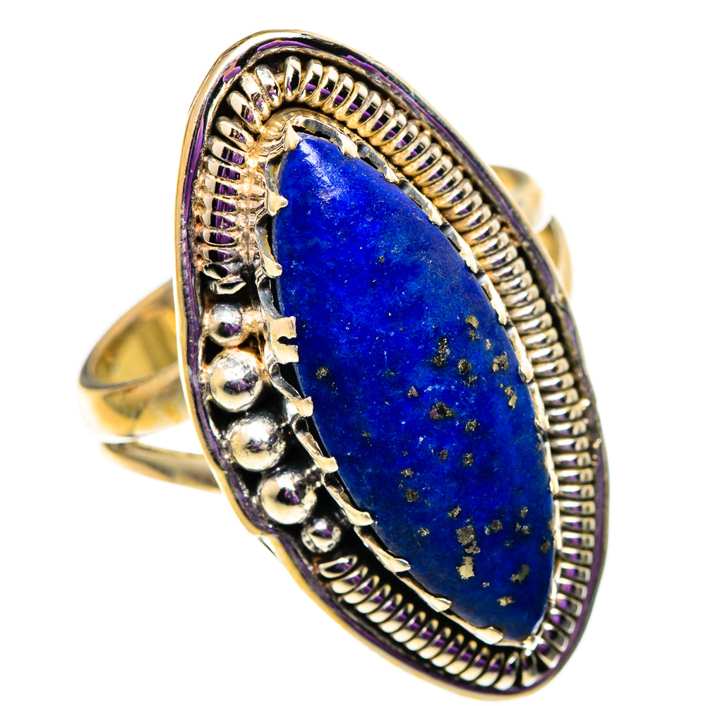 Lapis Lazuli Rings handcrafted by Anasilvercos - RING100990