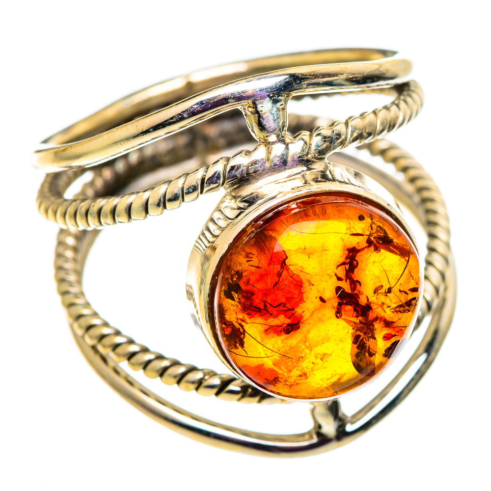 Baltic Amber Rings handcrafted by Anasilvercos - RING101000