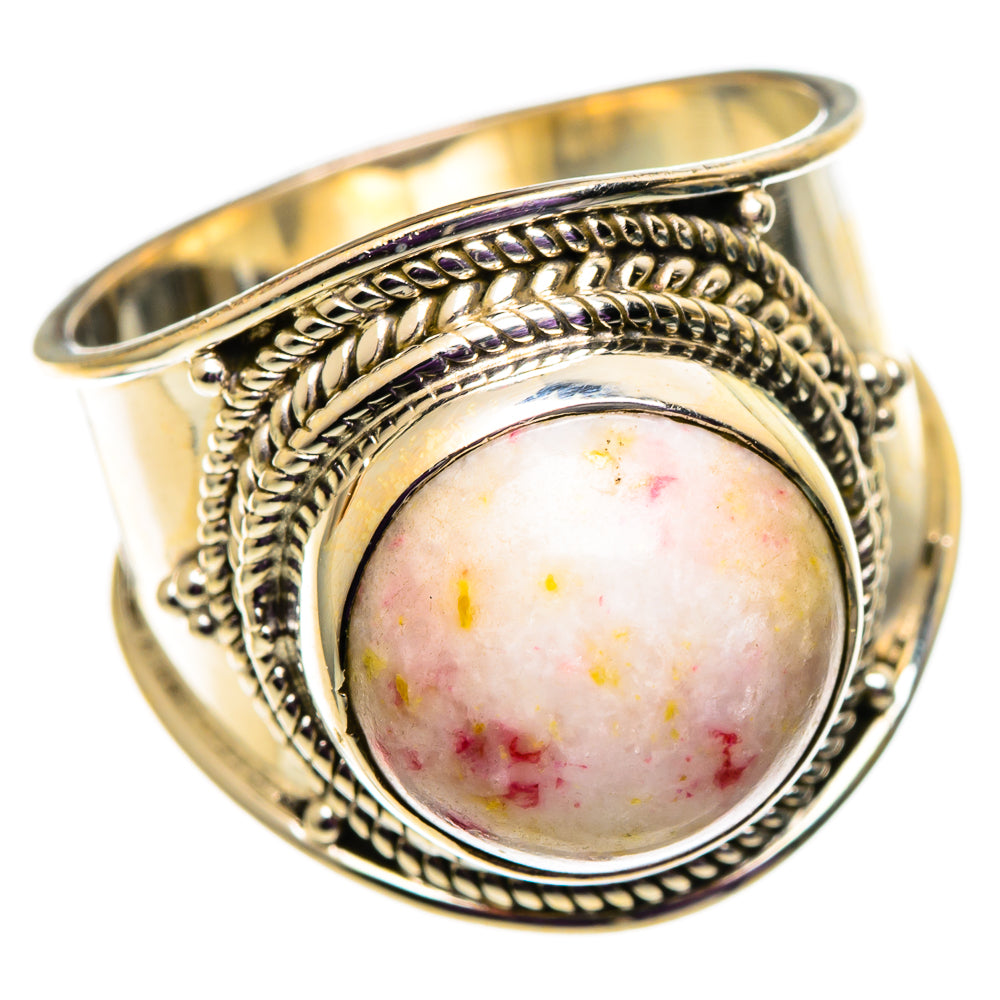 Cinnabar Jasper Rings handcrafted by Anasilvercos - RING101005