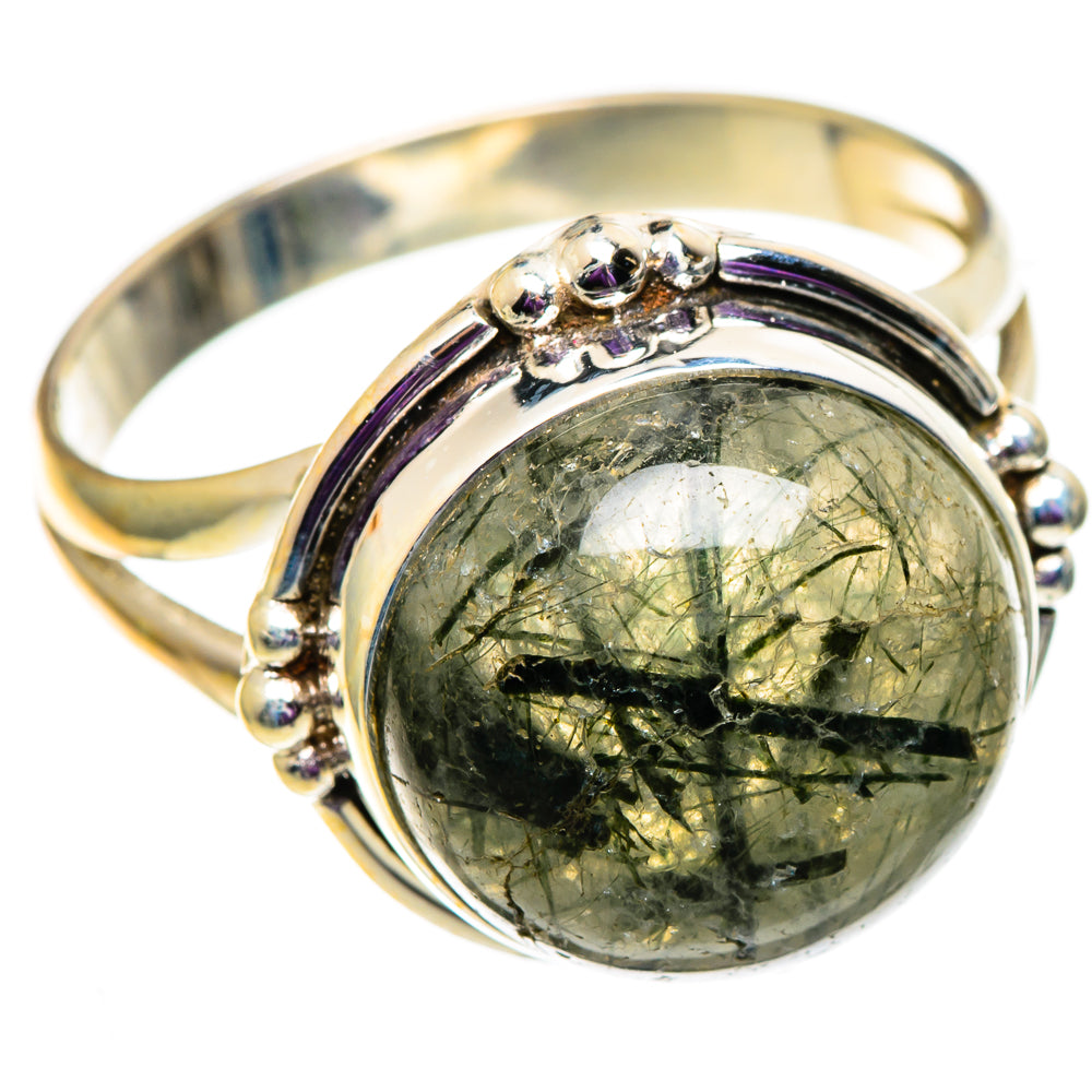 Tourmalinated Quartz Rings handcrafted by Anasilvercos - RING101012 - Photo 2