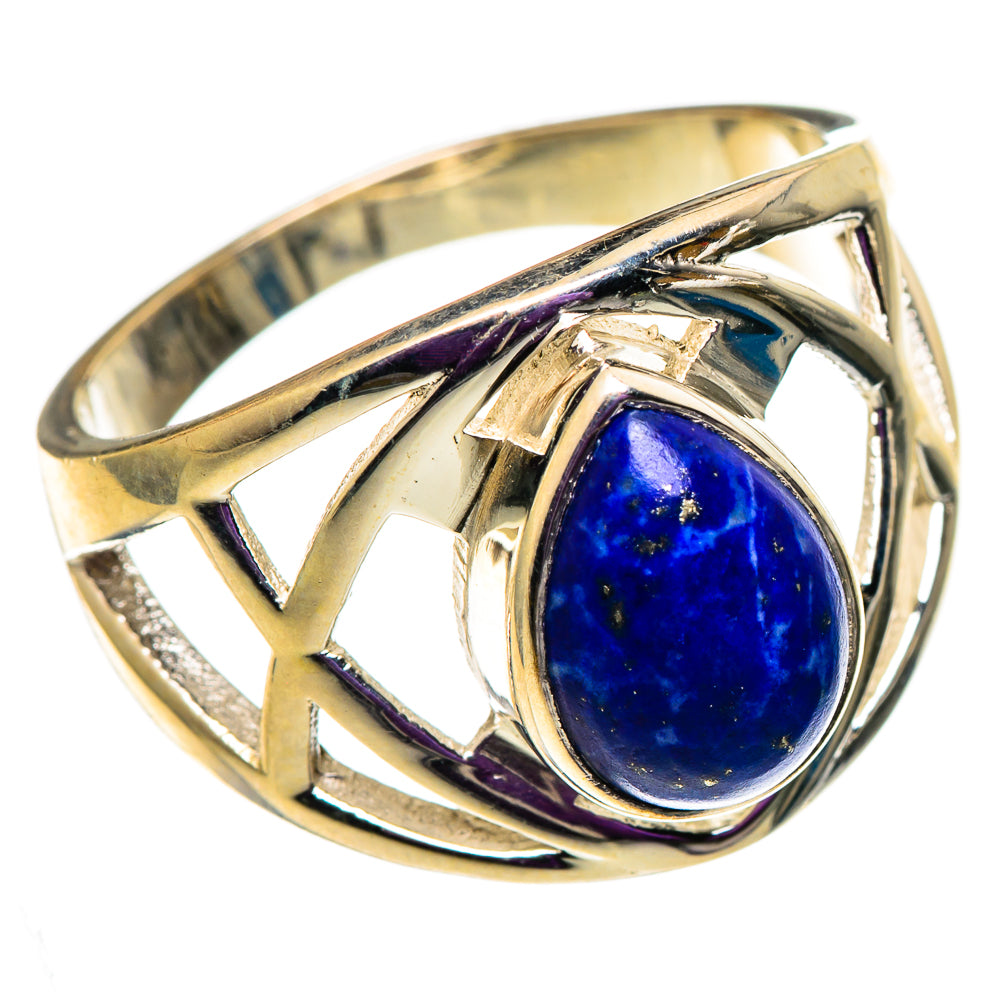 Lapis Lazuli Rings handcrafted by Anasilvercos - RING101018 - Photo 2