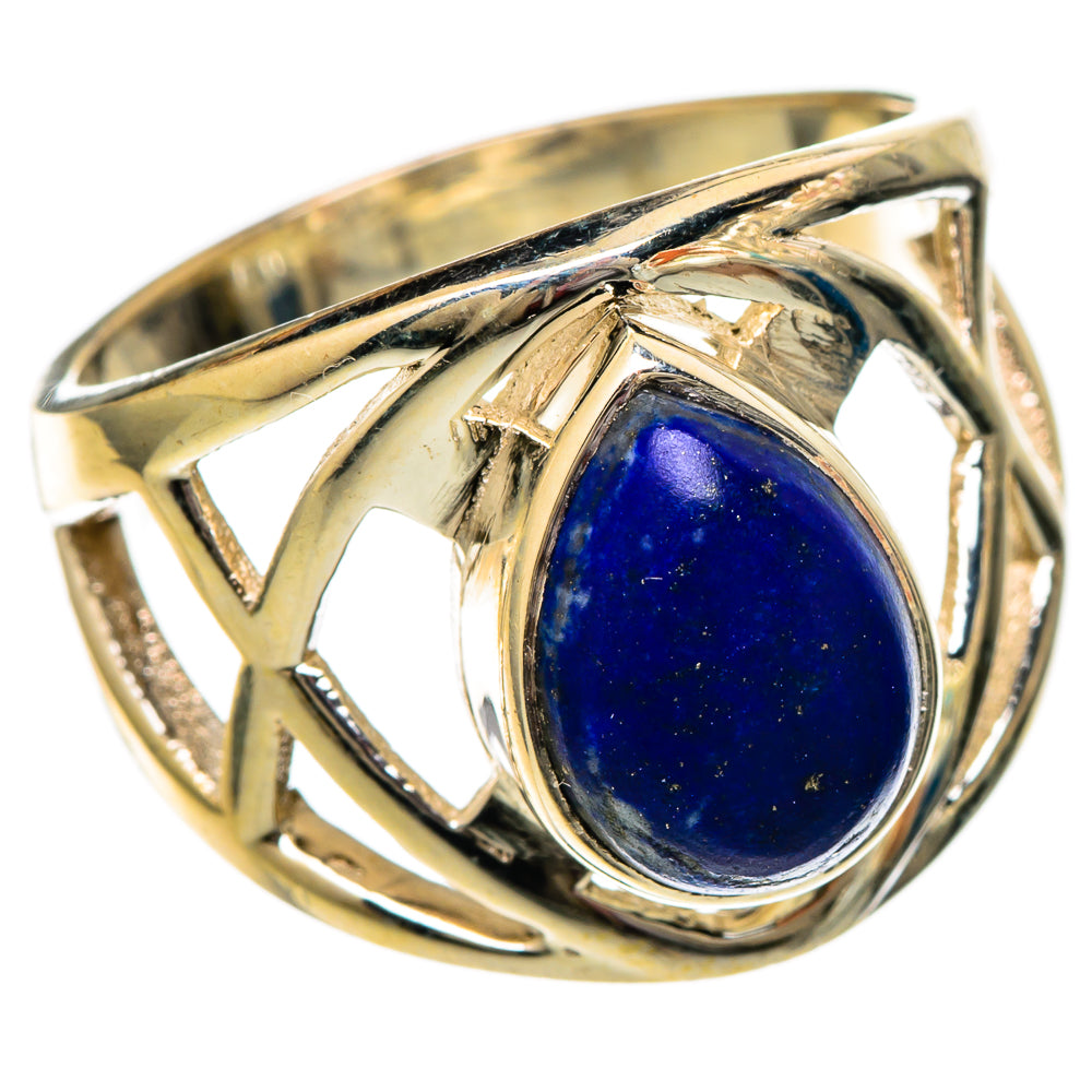 Lapis Lazuli Rings handcrafted by Anasilvercos - RING101023