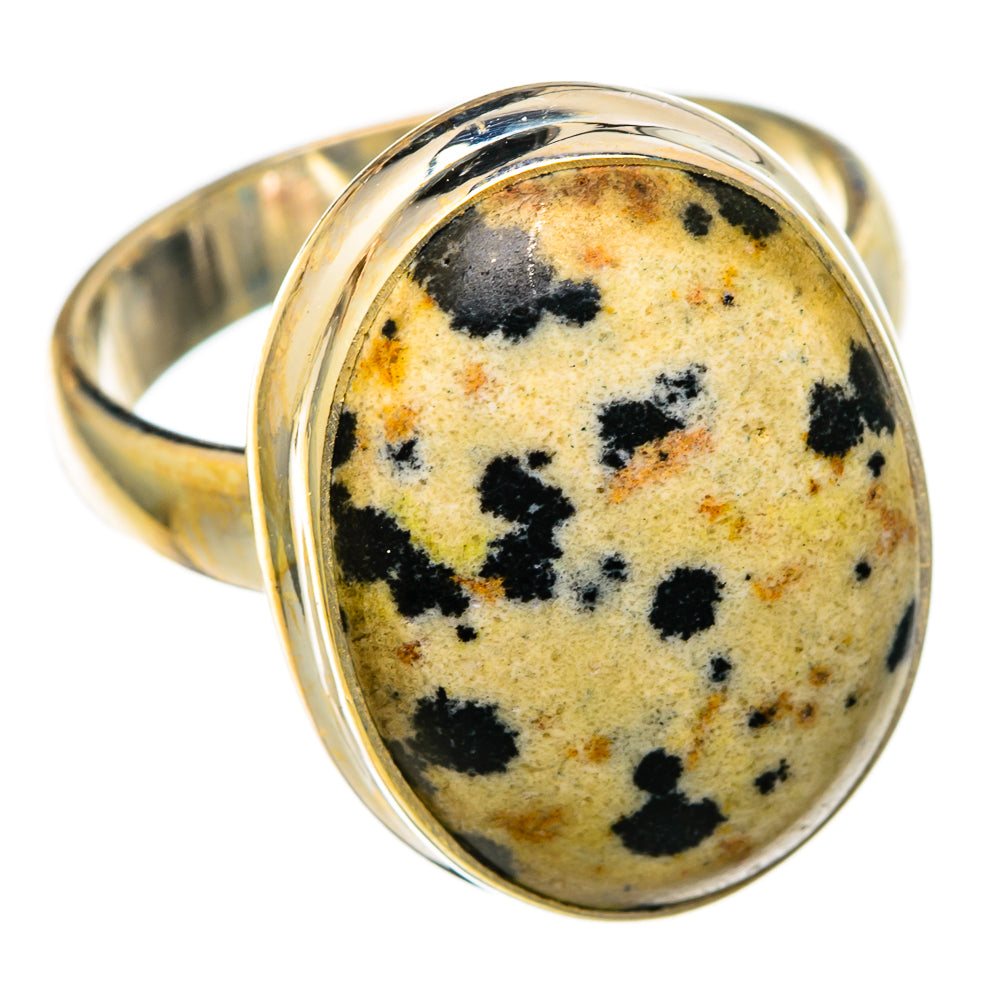Dalmatian Jasper Rings handcrafted by Anasilvercos - RING101030 - Photo 2