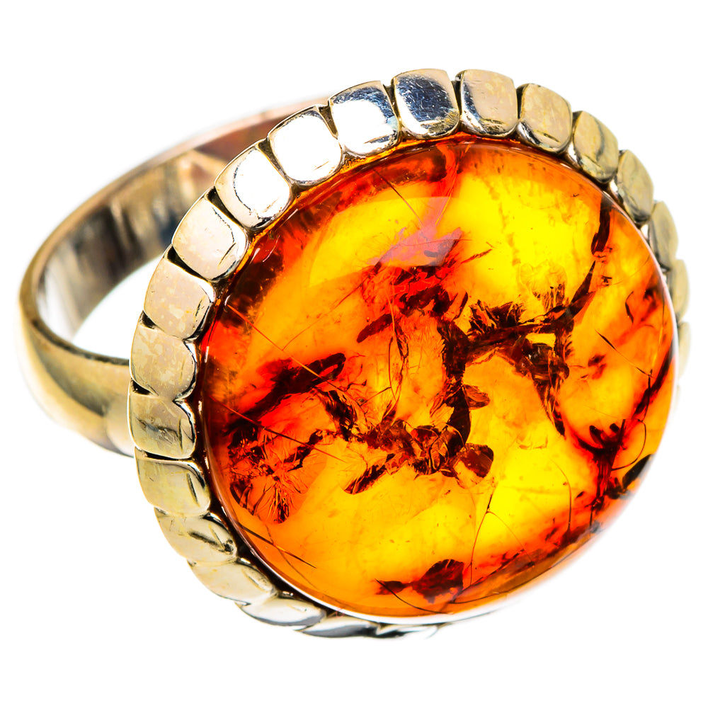 Baltic Amber Rings handcrafted by Anasilvercos - RING101034