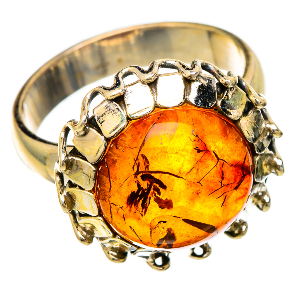 Baltic Amber Rings handcrafted by Anasilvercos - RING101035