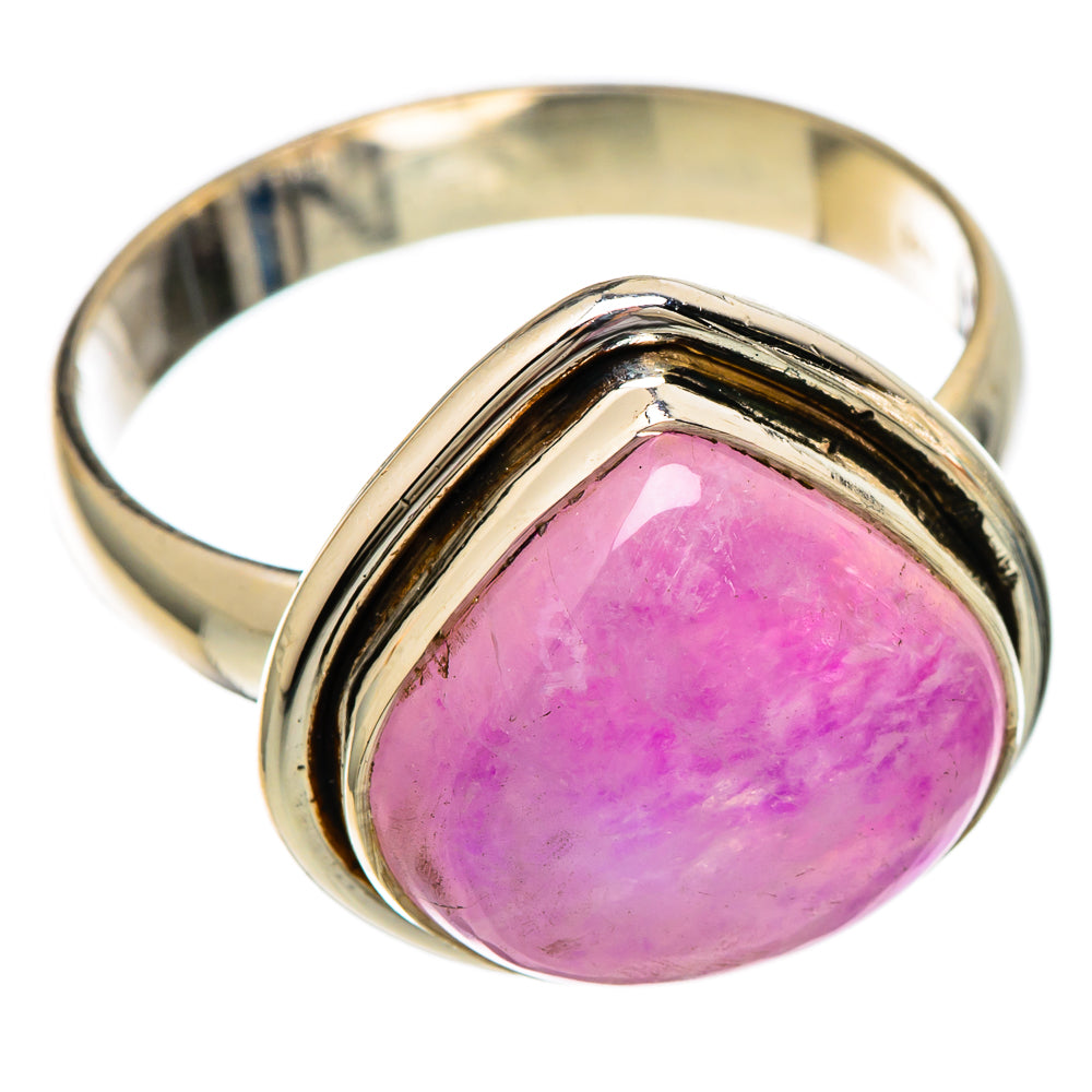 Pink Moonstone Rings handcrafted by Anasilvercos - RING101037