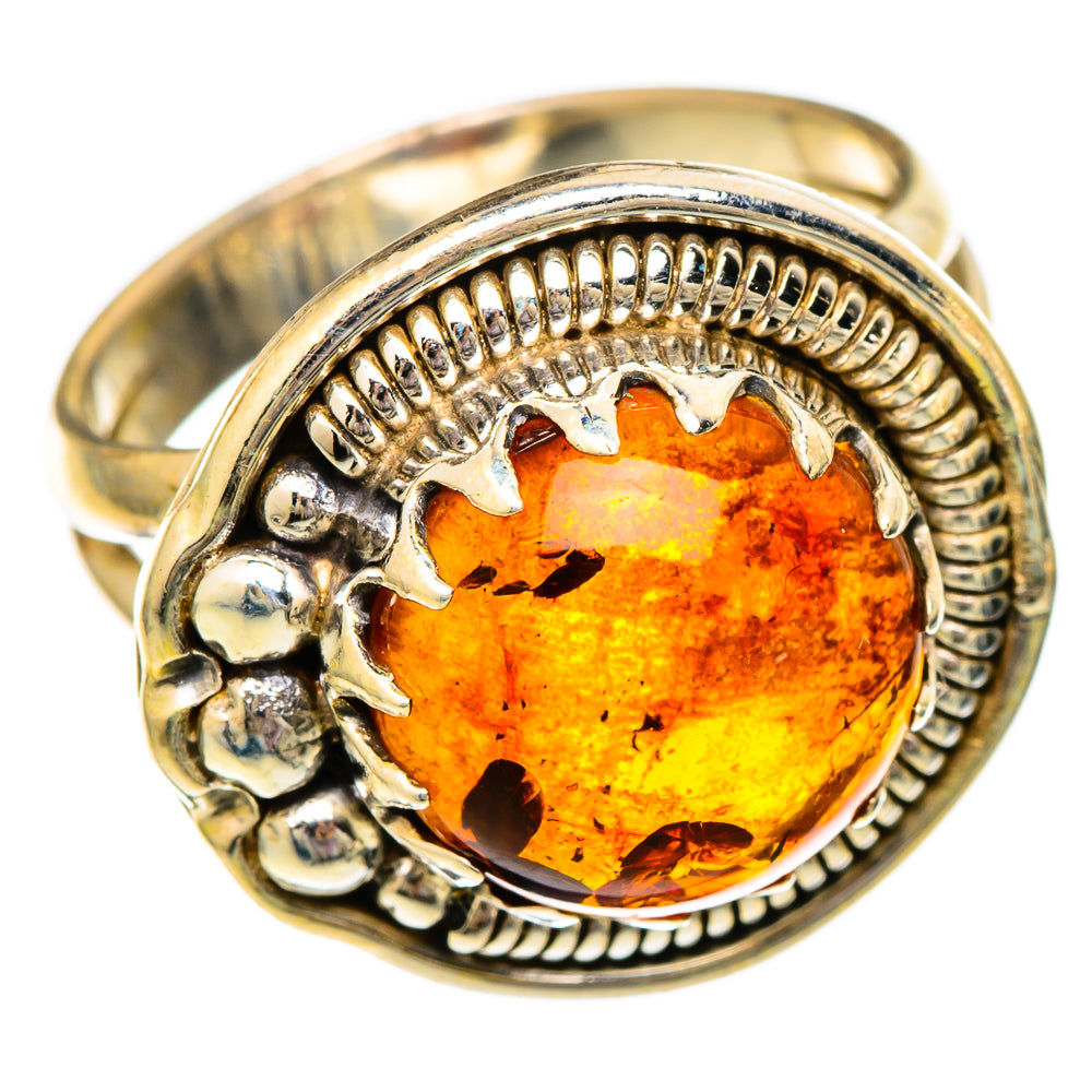 Baltic Amber Rings handcrafted by Anasilvercos - RING101065