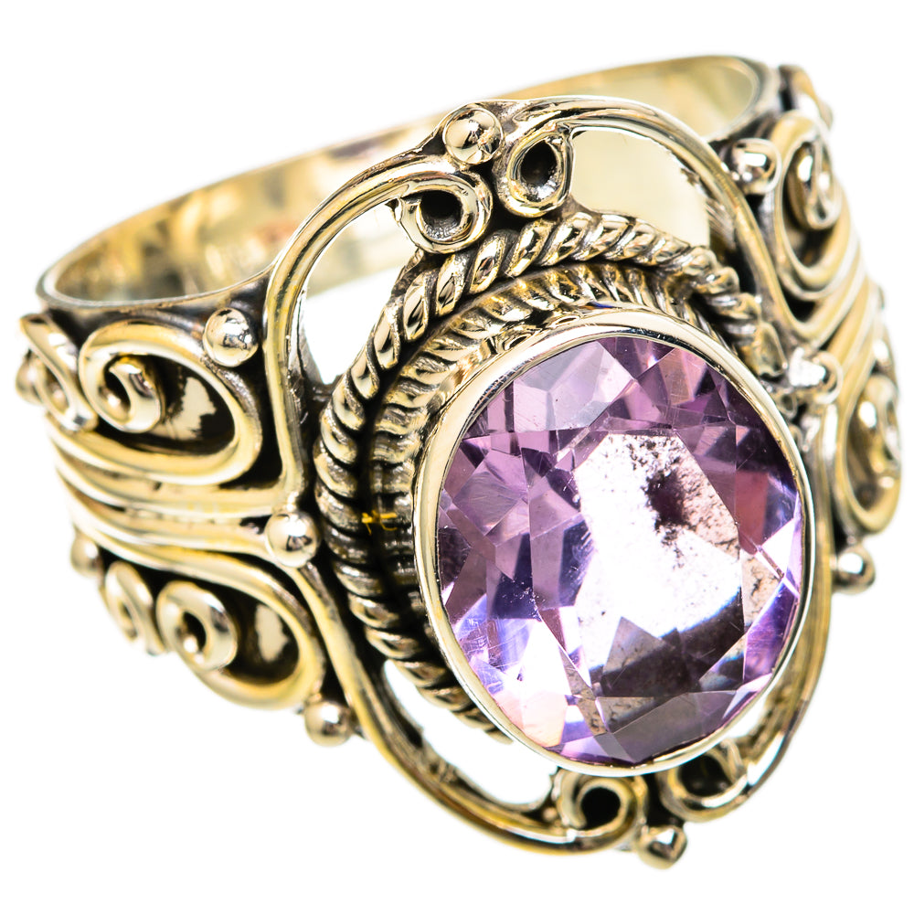 Amethyst Rings handcrafted by Anasilvercos - RING101072