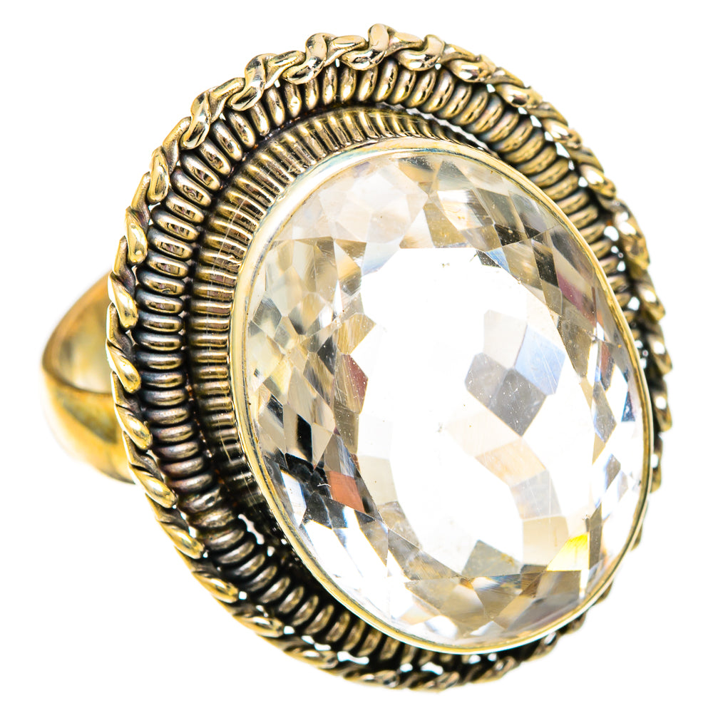 White Quartz Rings handcrafted by Anasilvercos - RING101075