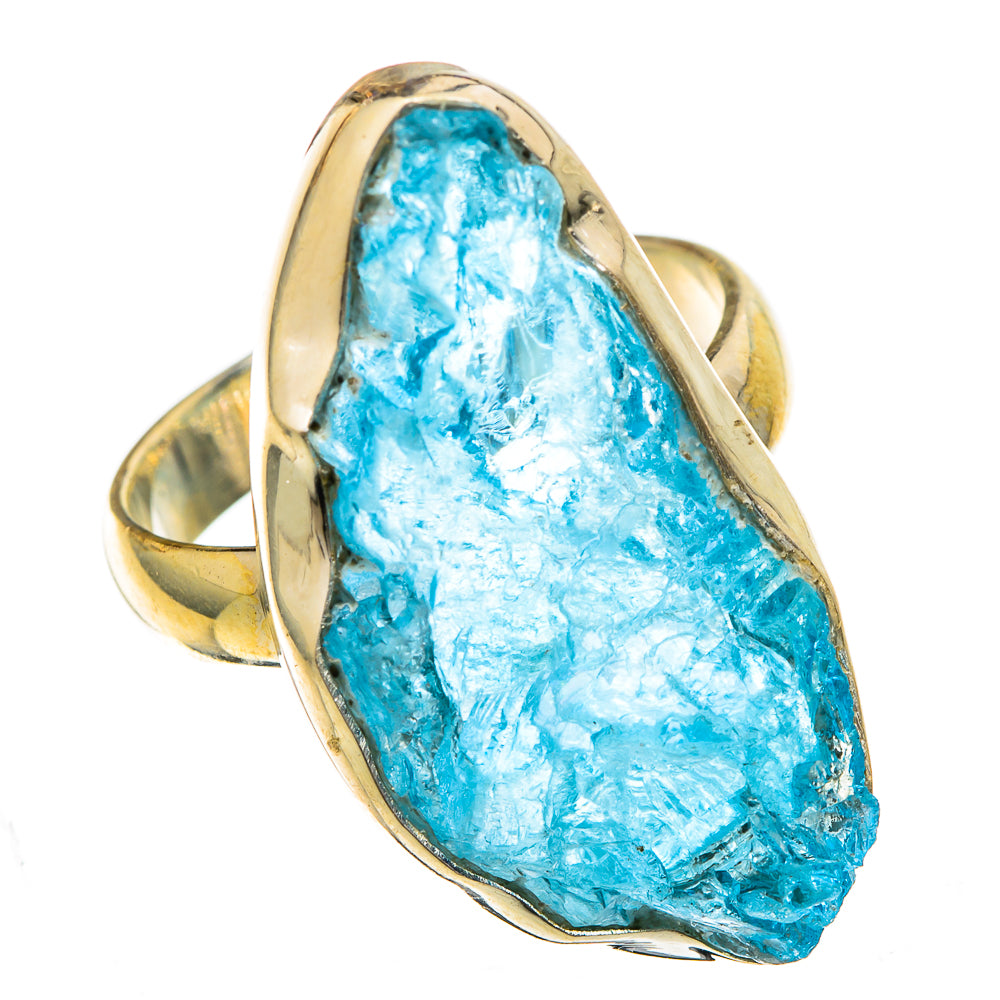 Aquamarine Rings handcrafted by Anasilvercos - RING101085