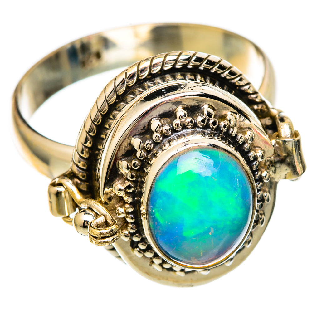 Ethiopian Opal Rings handcrafted by Anasilvercos - RING101105