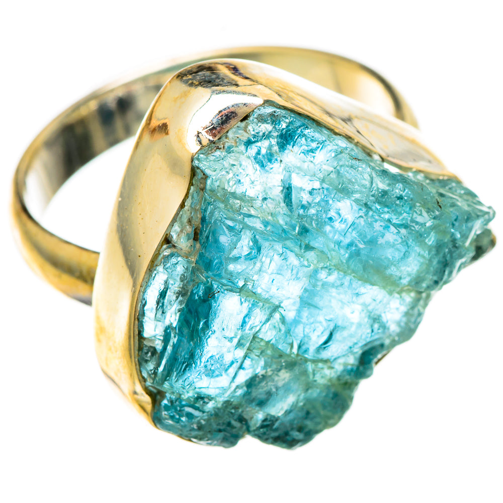 Aquamarine Rings handcrafted by Anasilvercos - RING101109