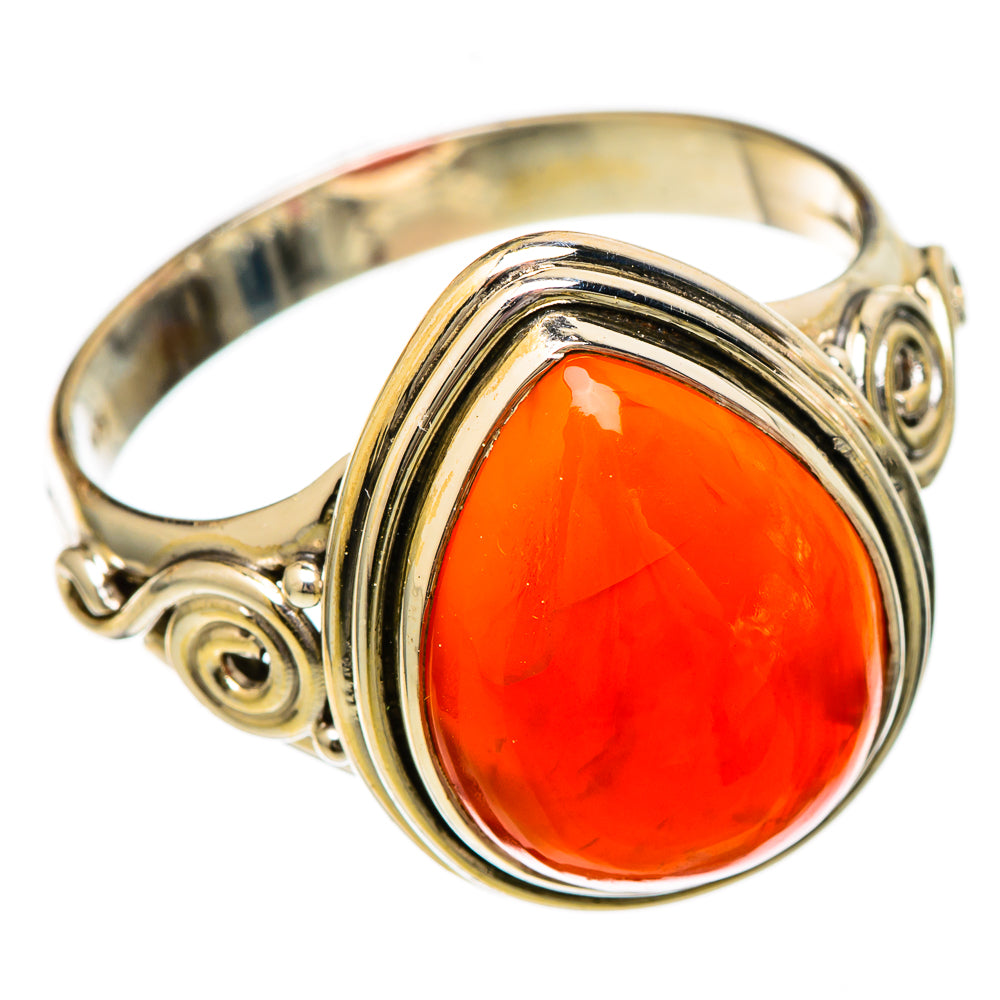 Carnelian Rings handcrafted by Anasilvercos - RING101116