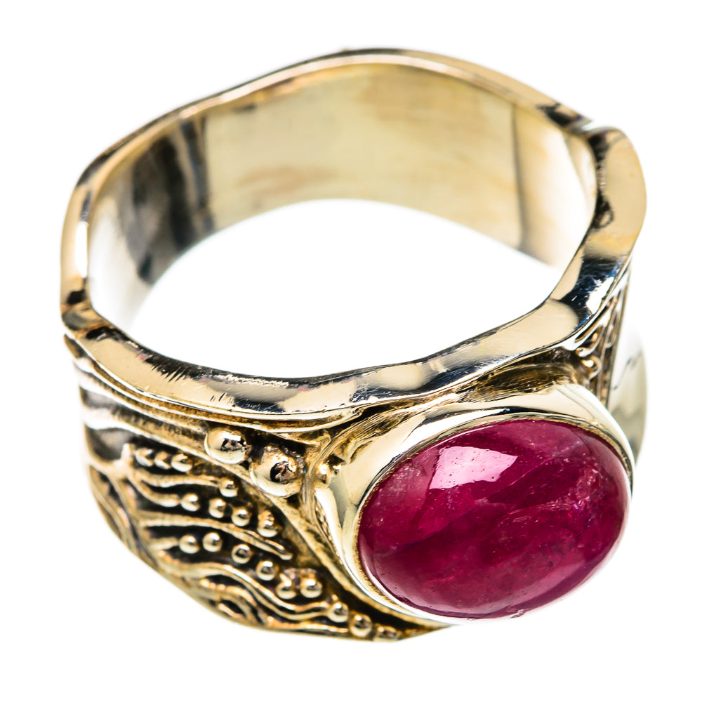 Pink Tourmaline Rings handcrafted by Anasilvercos - RING101136