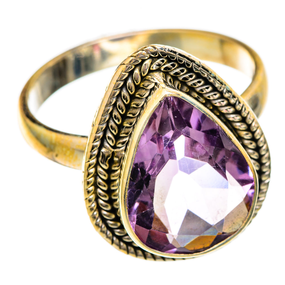 Amethyst Rings handcrafted by Anasilvercos - RING101140