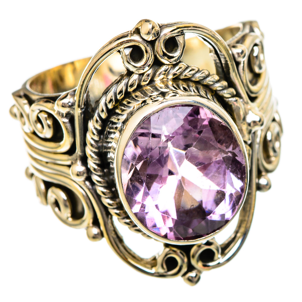 Amethyst Rings handcrafted by Anasilvercos - RING101155