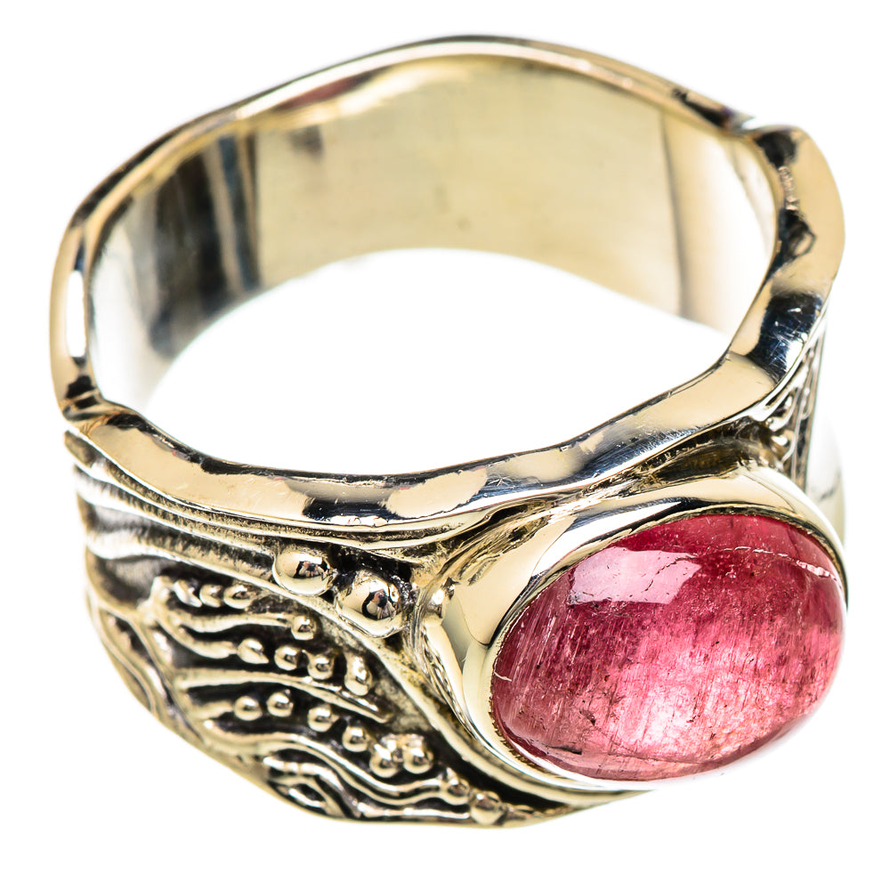 Pink Tourmaline Rings handcrafted by Anasilvercos - RING101167