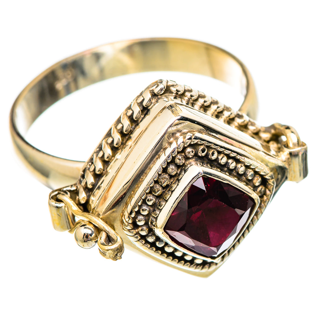 Rhodolite Garnet Rings handcrafted by Anasilvercos - RING101168 - Photo 2