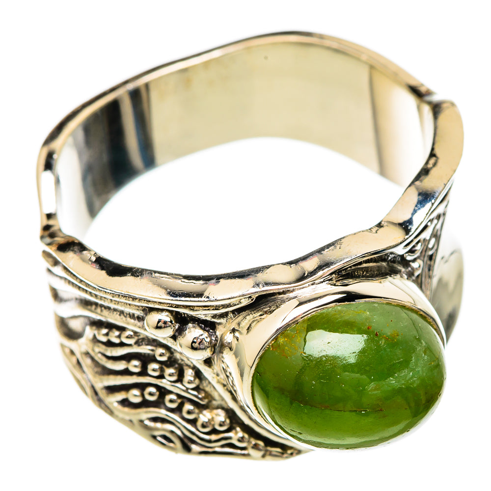 Green Aventurine Rings handcrafted by Anasilvercos - RING101178 - Photo 2
