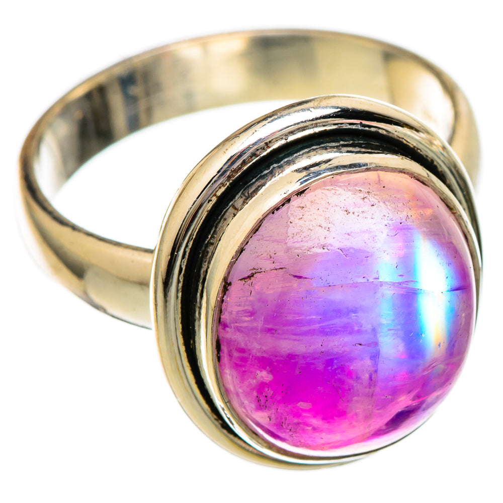 Pink Moonstone Rings handcrafted by Anasilvercos - RING101180