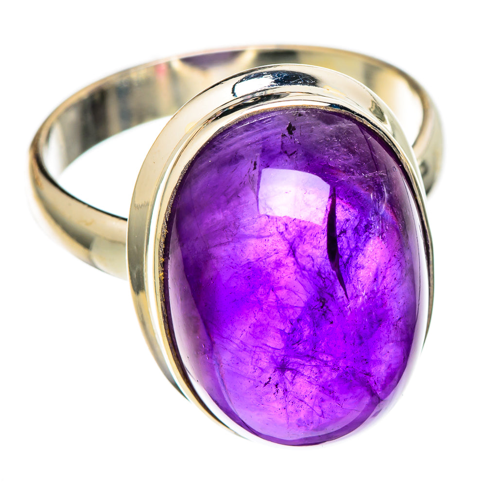 Amethyst Rings handcrafted by Anasilvercos - RING101184