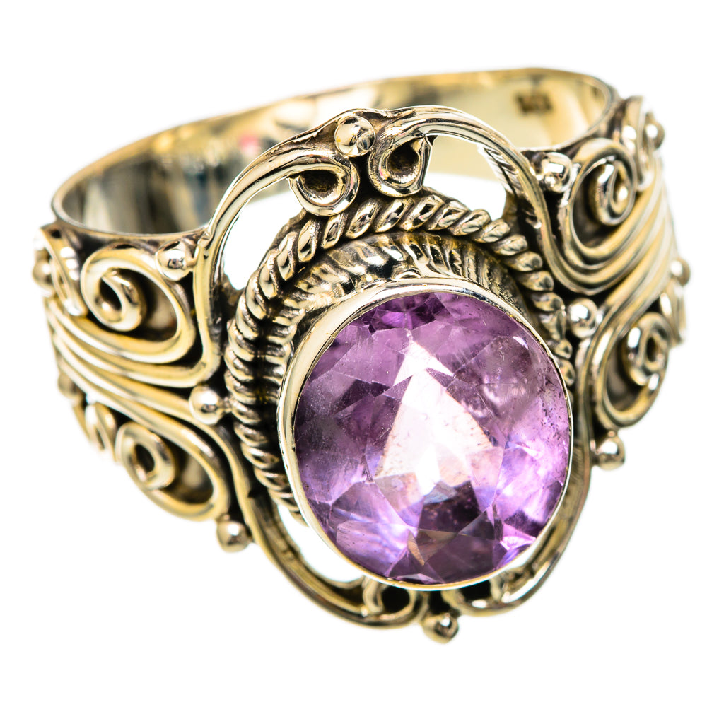 Amethyst Rings handcrafted by Anasilvercos - RING101185