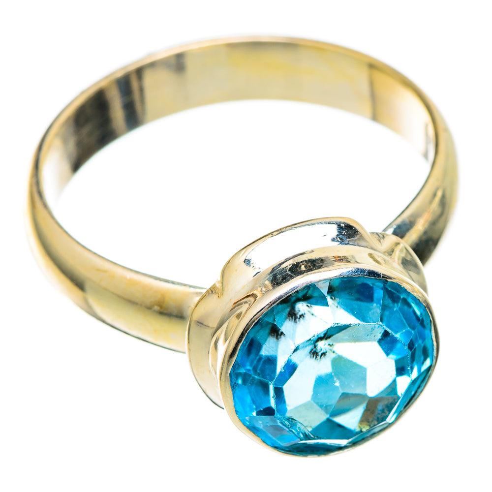 Blue Topaz Rings handcrafted by Anasilvercos - RING101190 - Photo 2