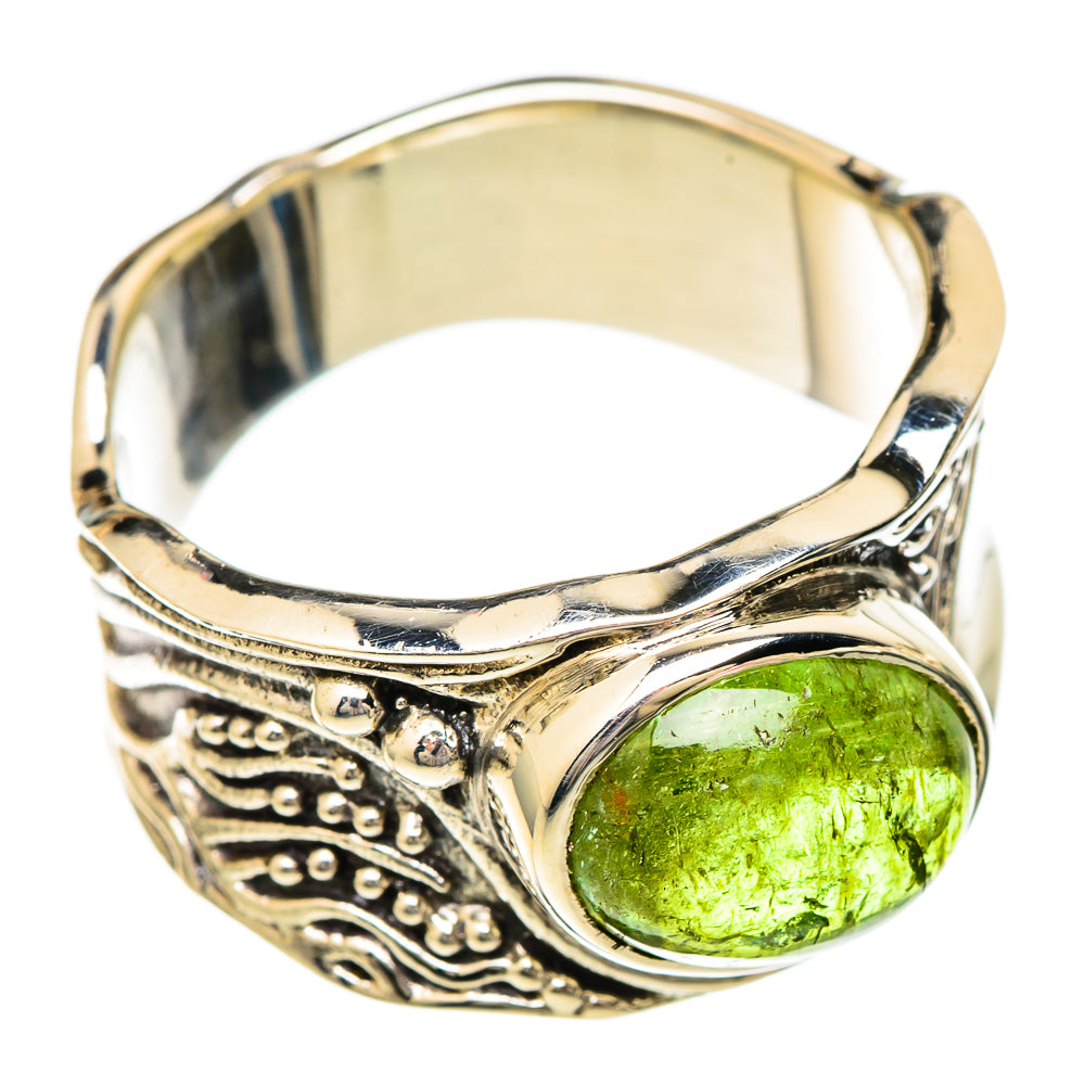 Peridot Rings handcrafted by Anasilvercos - RING101192