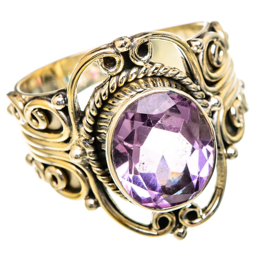 Amethyst Rings handcrafted by Anasilvercos - RING101199