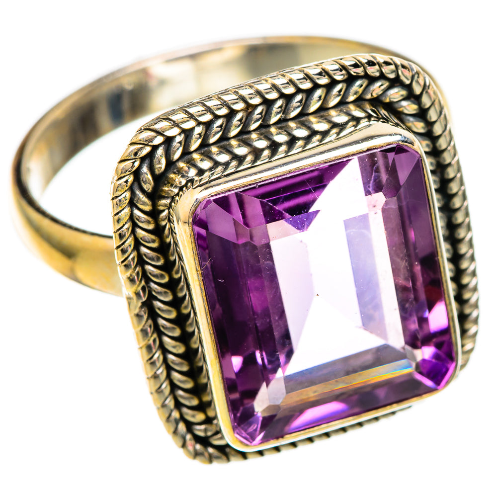 Amethyst Rings handcrafted by Anasilvercos - RING101201