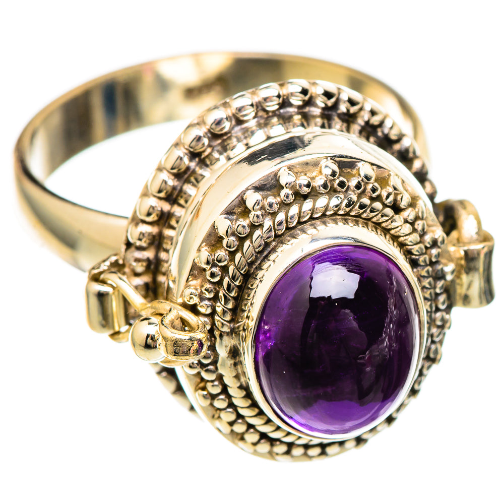 Amethyst Rings handcrafted by Anasilvercos - RING101202