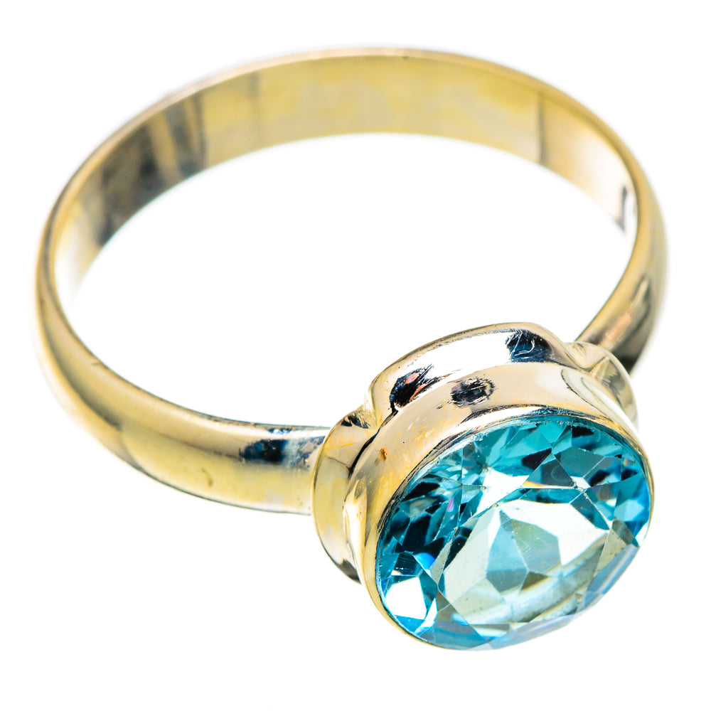 Blue Topaz Rings handcrafted by Anasilvercos - RING101213 - Photo 2