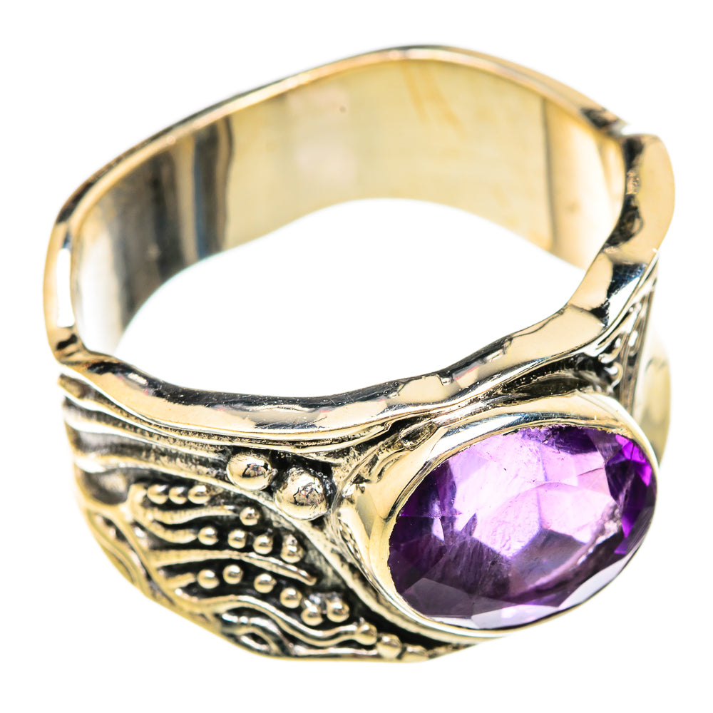 Amethyst Rings handcrafted by Anasilvercos - RING101220